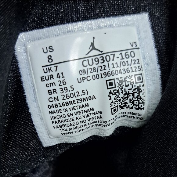 %Size 8 Nike Air Jordan 7 Retro White Infrared Men\'s Sneakers AJ4 main image 9